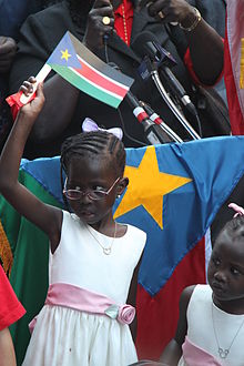 IMAGE South Sudan girl at indepence
